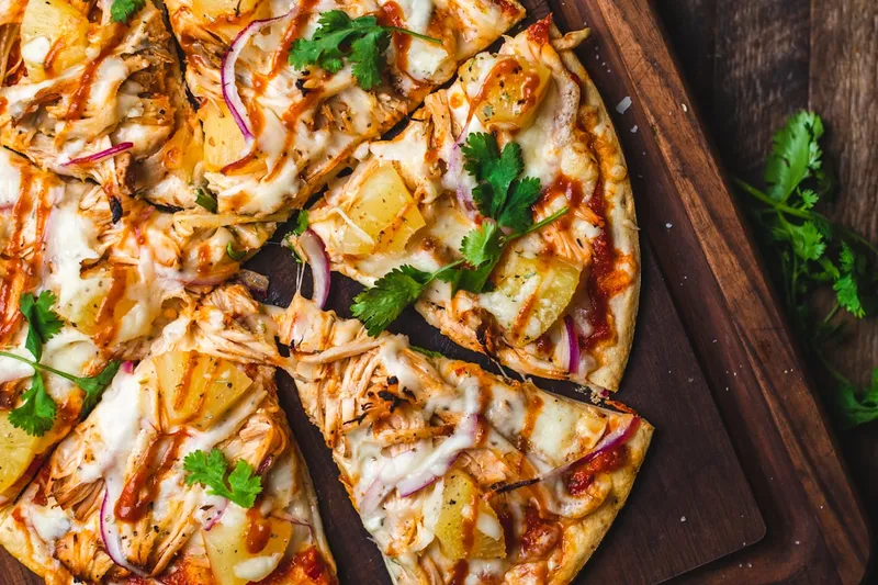 Wood-Fired Flatbread - Artisan plated dish with warm rustic presentation